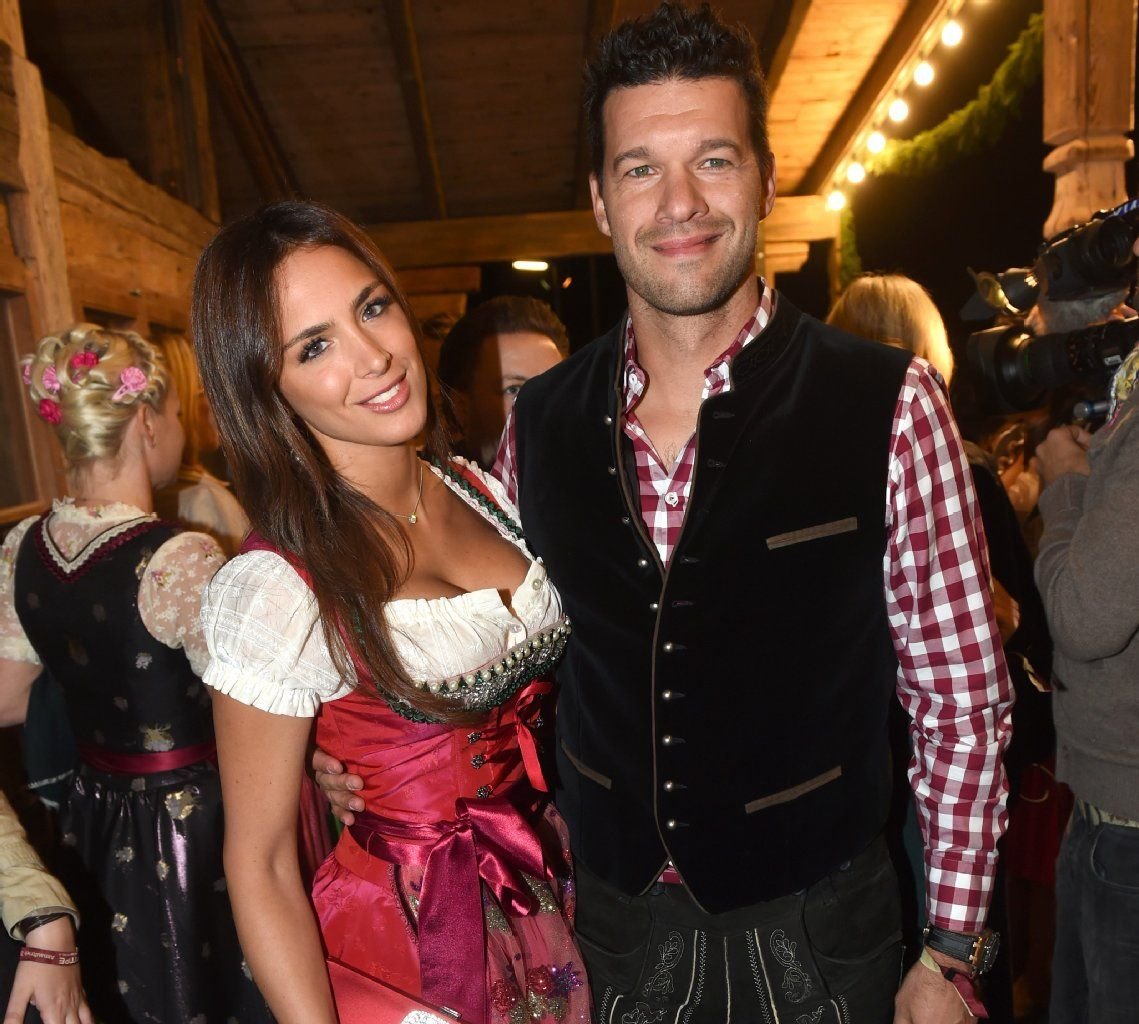 Michael Ballack und seine Freundin Natascha (l.)