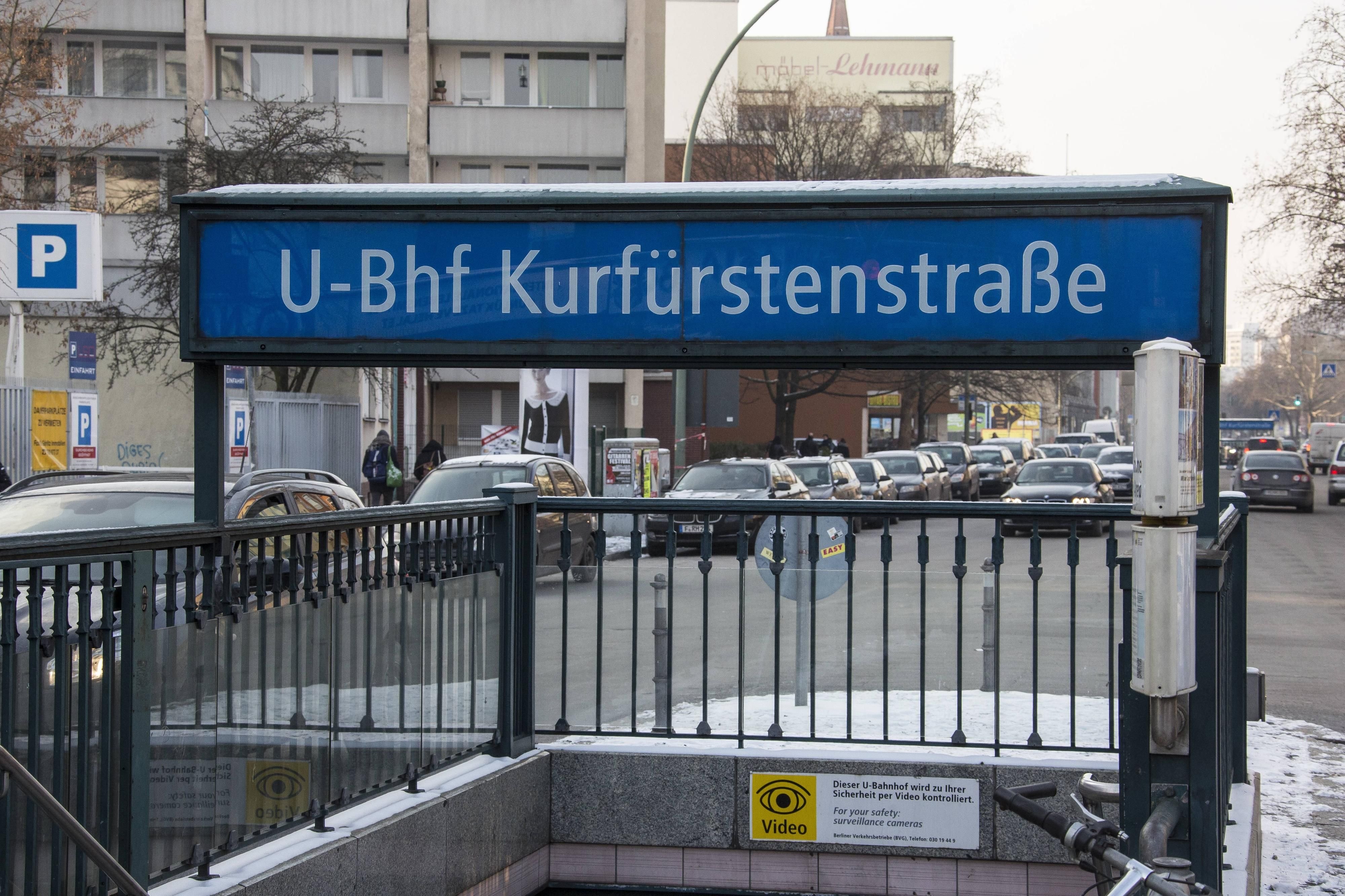 Der U-Bahnhof in der Berliner Kurfürstenstraße.