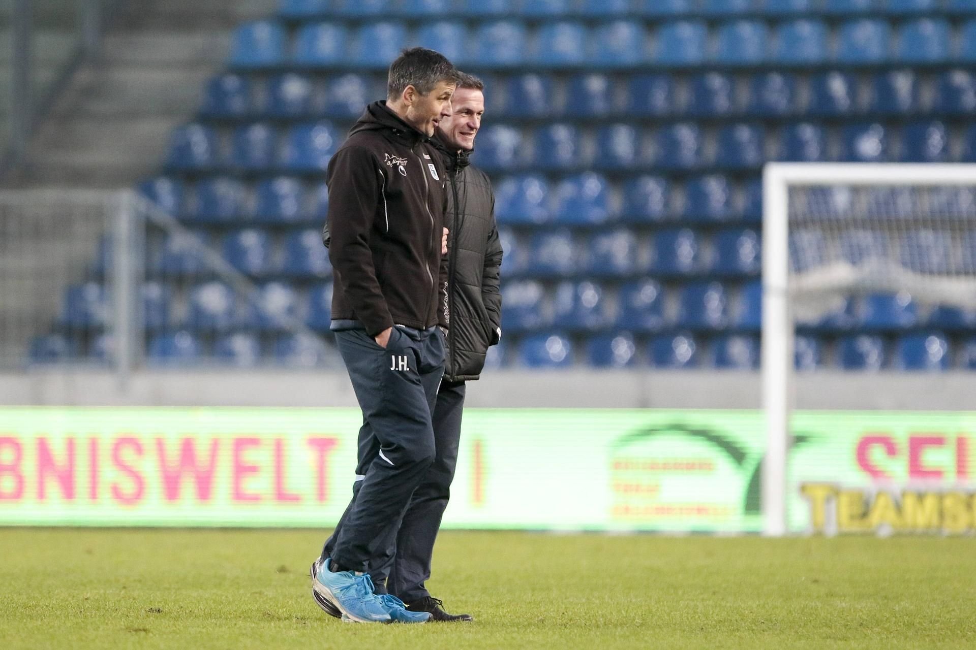 Gehen sie künftig getrennte Wege? Jens Härtel und Mario Kallnik.