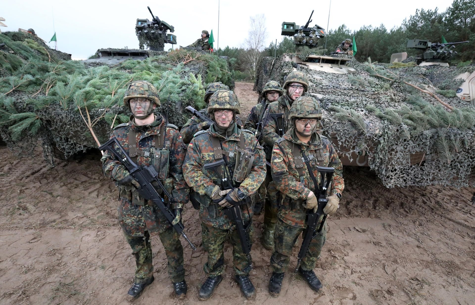 Soldaten am Truppenübungsplatz Jägerbrück bei Torgelow (Symbolbild)