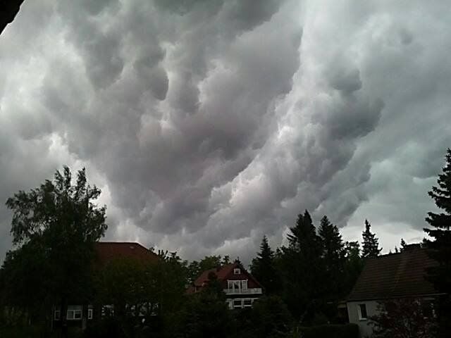 Wolken über Friedrichsbrunn (Landkreis Harz)