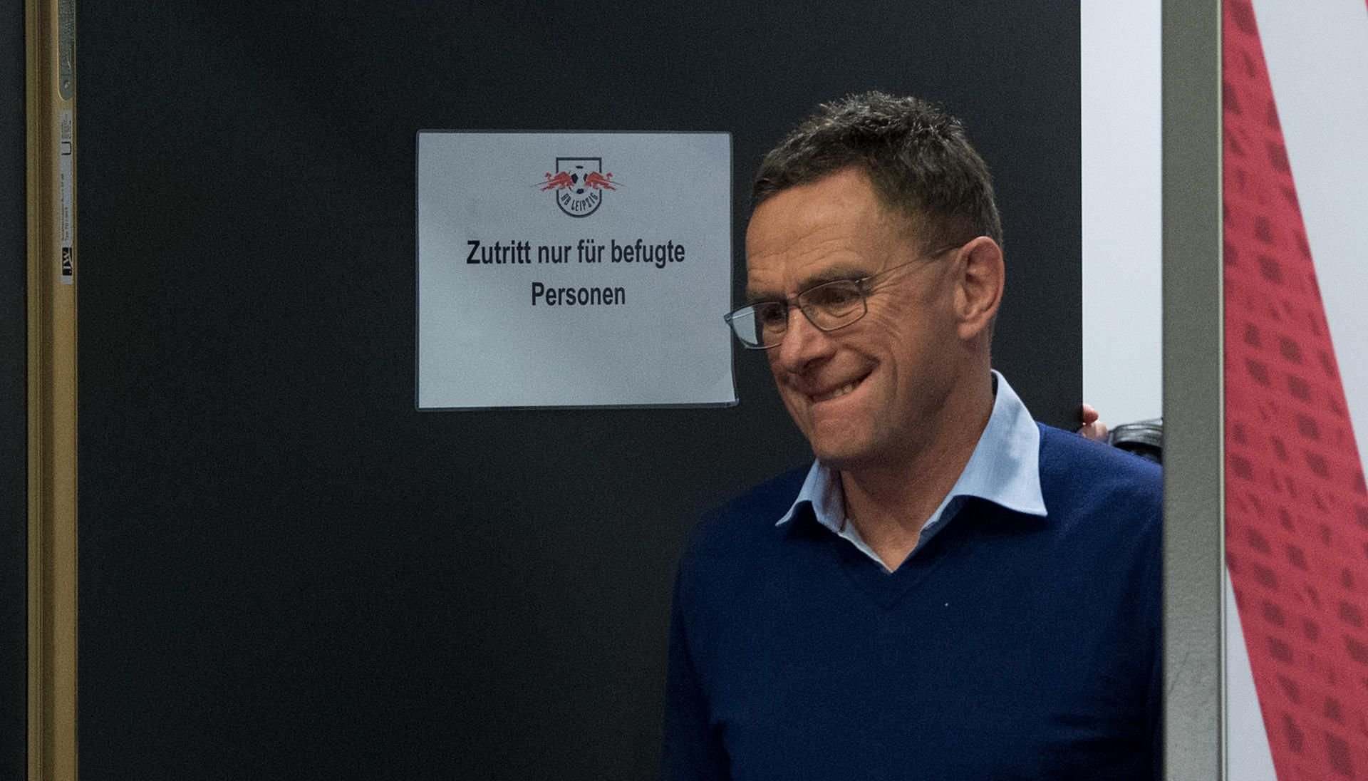 Sichtlich verägert zeigte sich Ralf Rangnick über die abgelaufene Transferperiode bei RB Leipzig.
