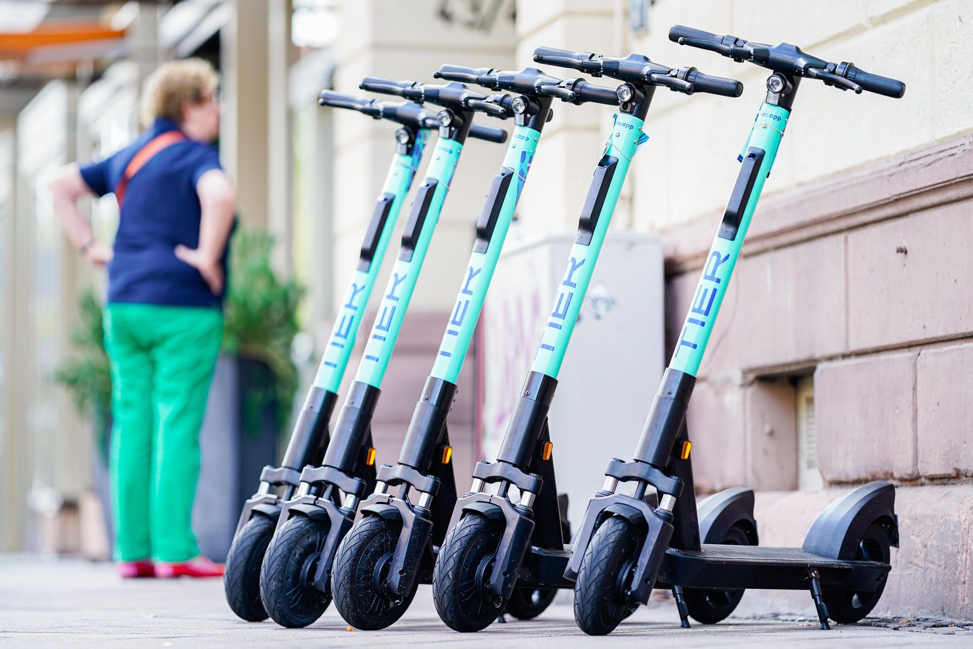 E-Scooter des Elektro-Tretroller-Sharing-Anbieters «Tier».
