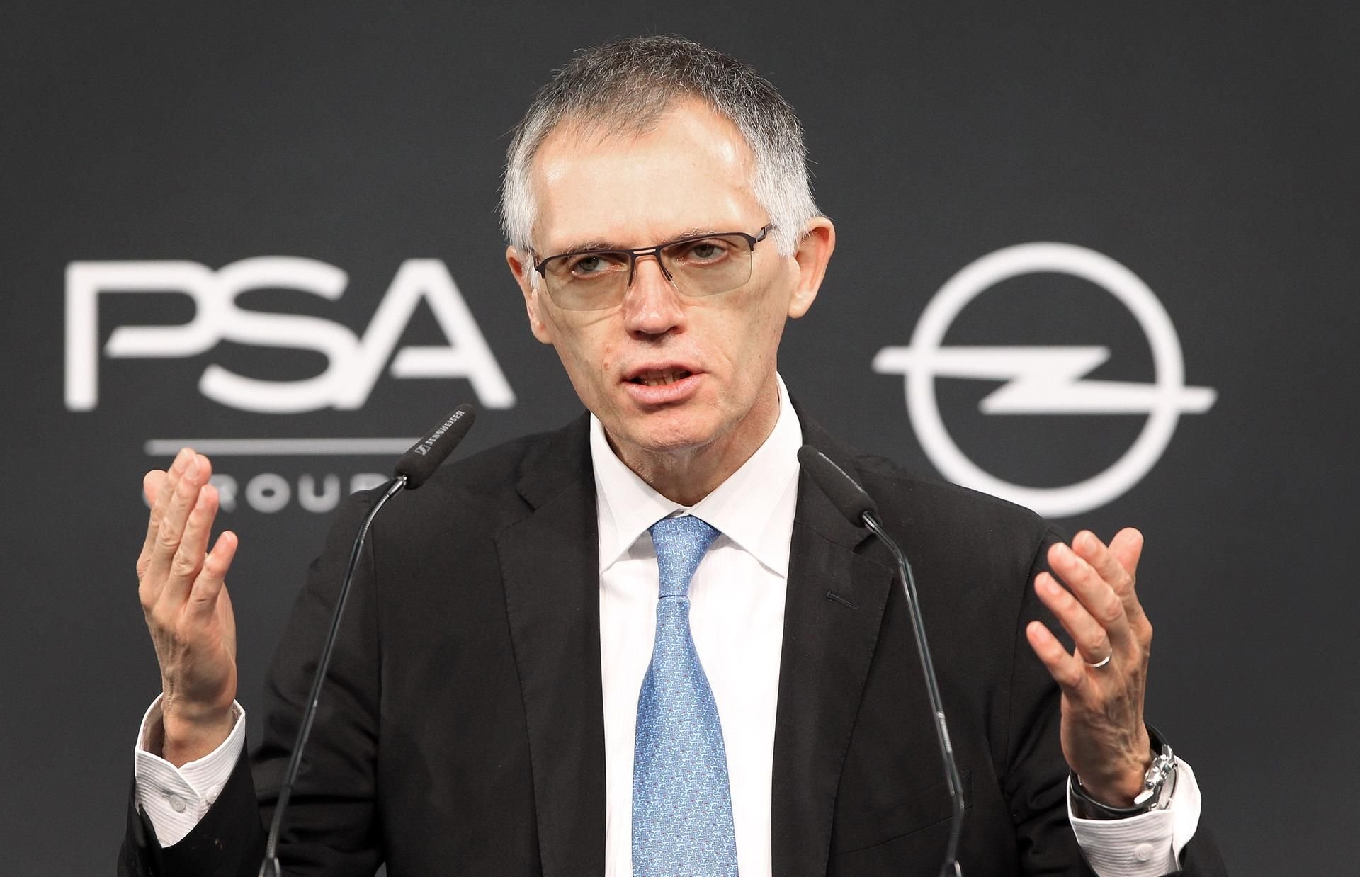 Carlos Tavares, Chef der neuen Opel-Mutter PSA, in Rüsselsheim.