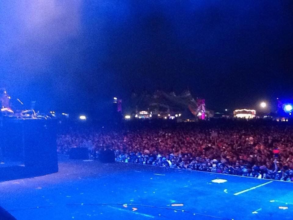 Zwischen den Gigs haben wir uns hinter die Bühne geschlichen. Aber pssst!