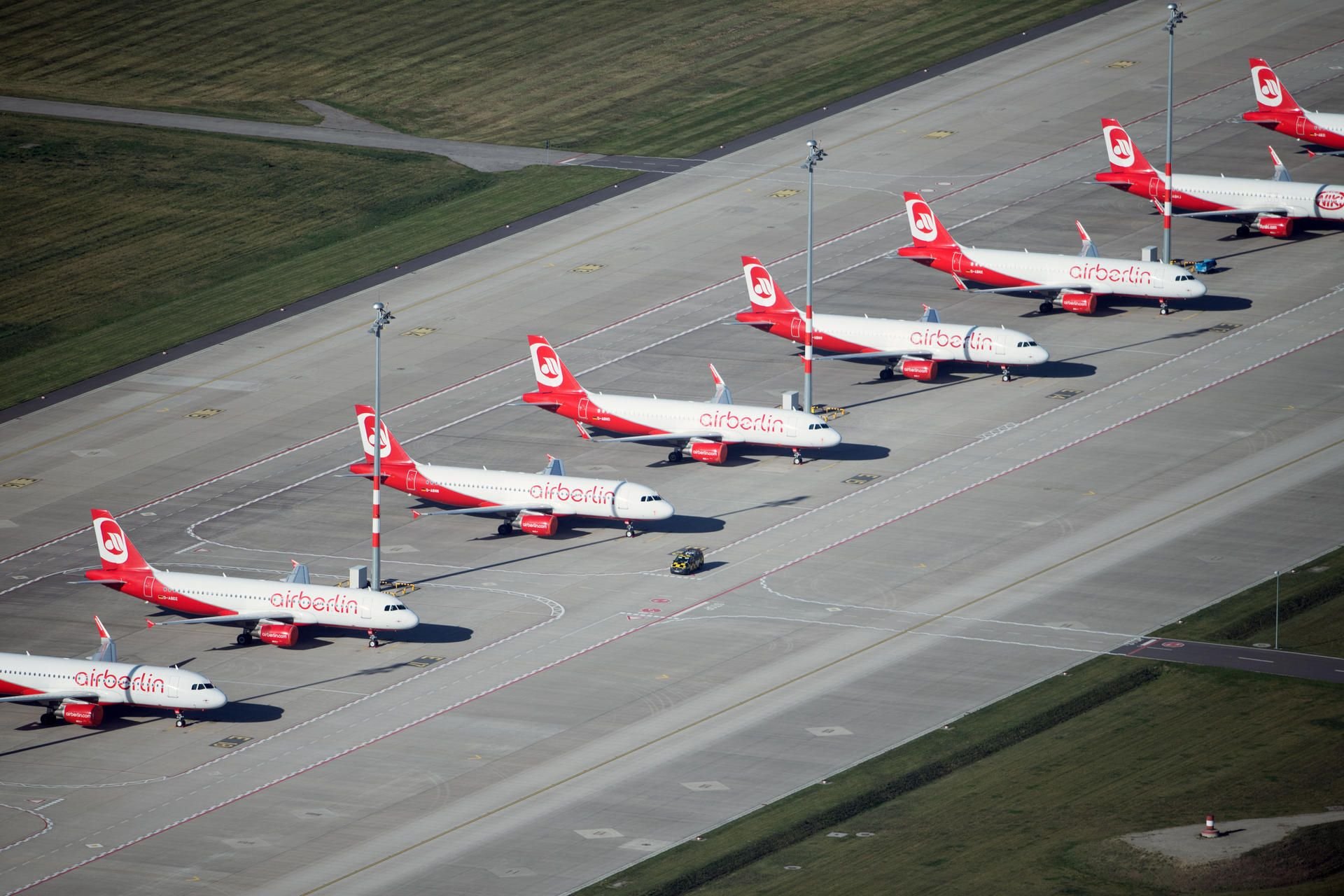 Air-Berlin-Maschinen in Schönefeld