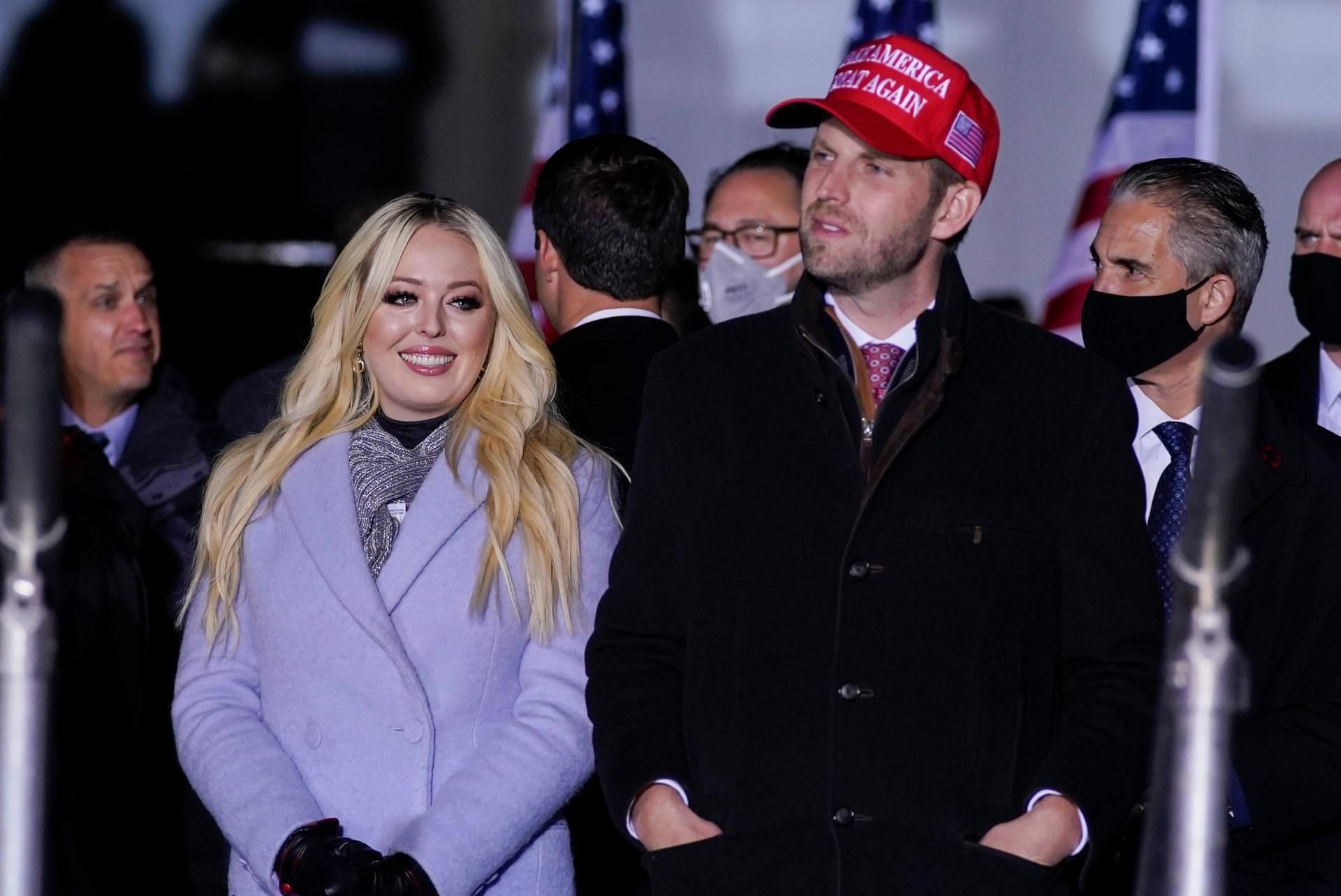 Tiffany Trump (l.) und ihr Bruder Eric Trump.