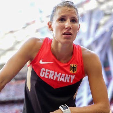 Carolin Schäfer schaffte im Weitsprung keinen gültigen Versuch.
