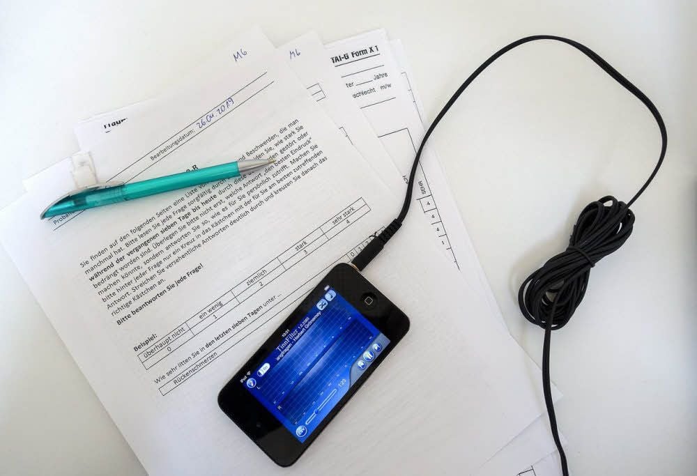 Wichtig für die Studie: Musik und Fragebögen