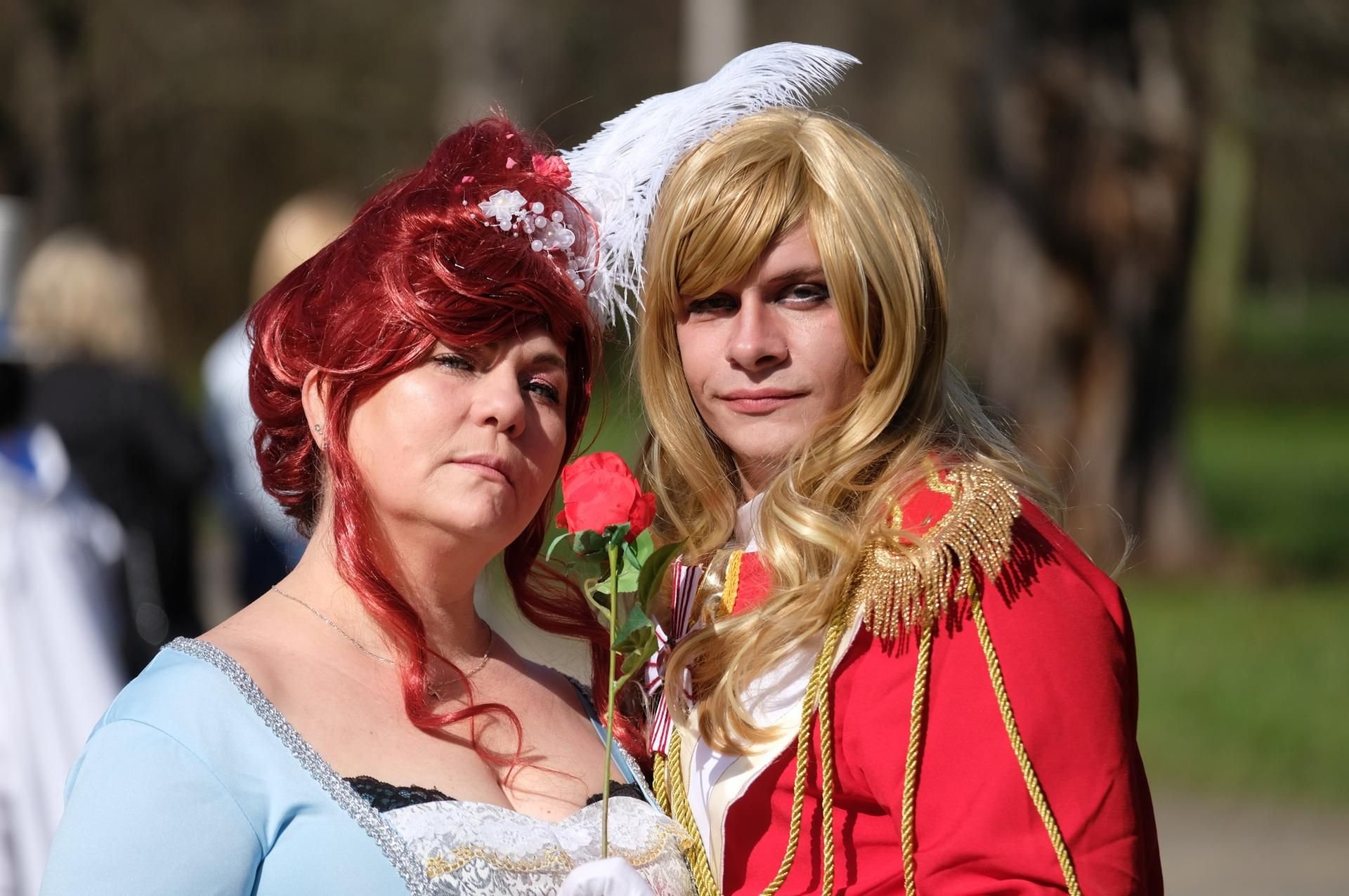 Cosplayer haben am Samstag den Leipziger Clara-Zetkin-Park erobert.