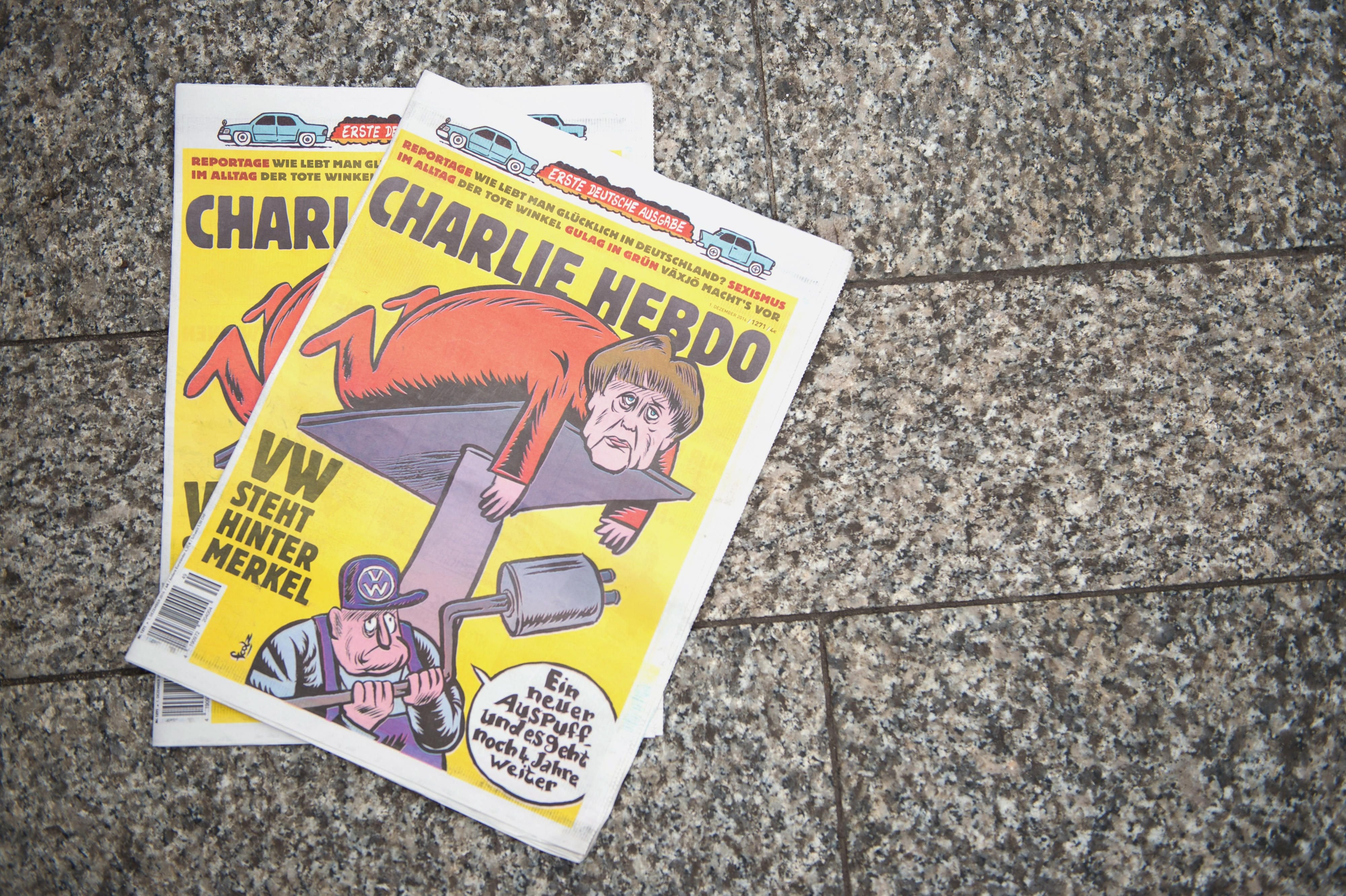 Die deutsche Ausgabe von Charlie Hebdo ist am Donnerstag erschienen.