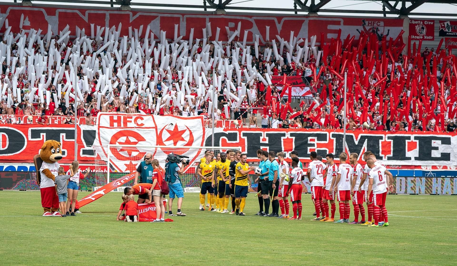 Der HFC hofft auf viele stimmungsvolle Heimspiele in der Saison 2019/20.