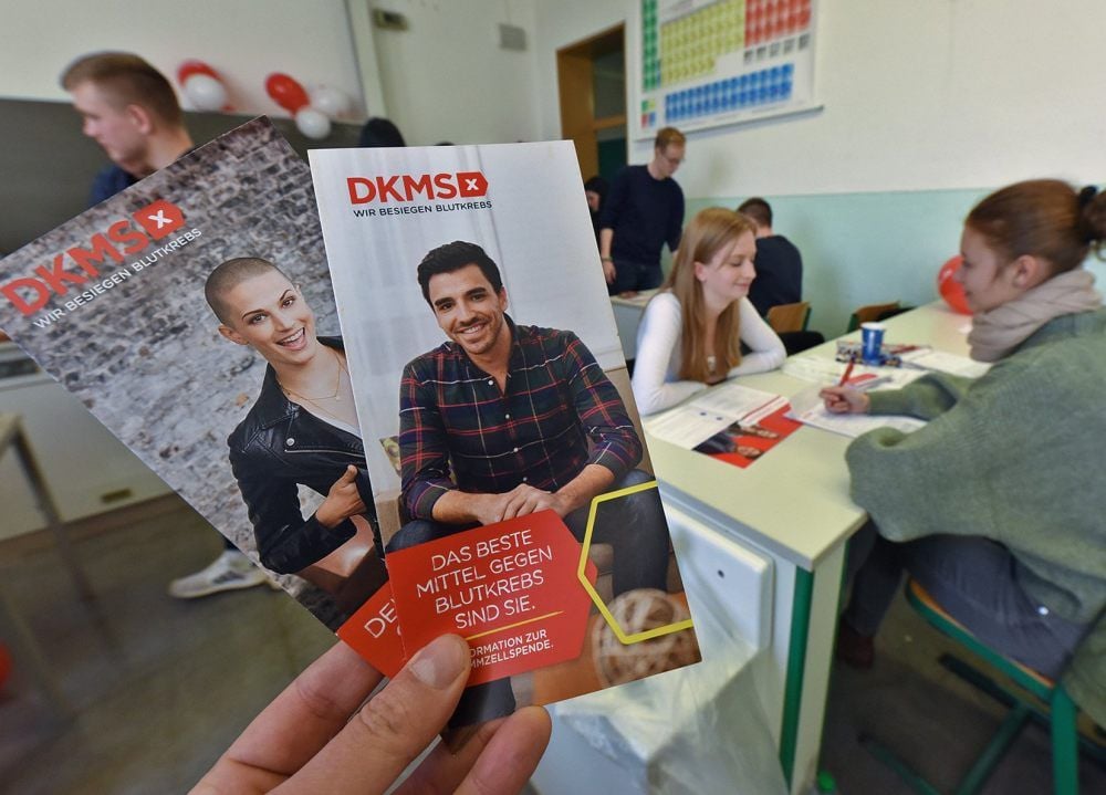 Viele Schüler haben sich bereits an einer Typisierungsaktion am Ascherslebener Stephaneum beteiligt.
