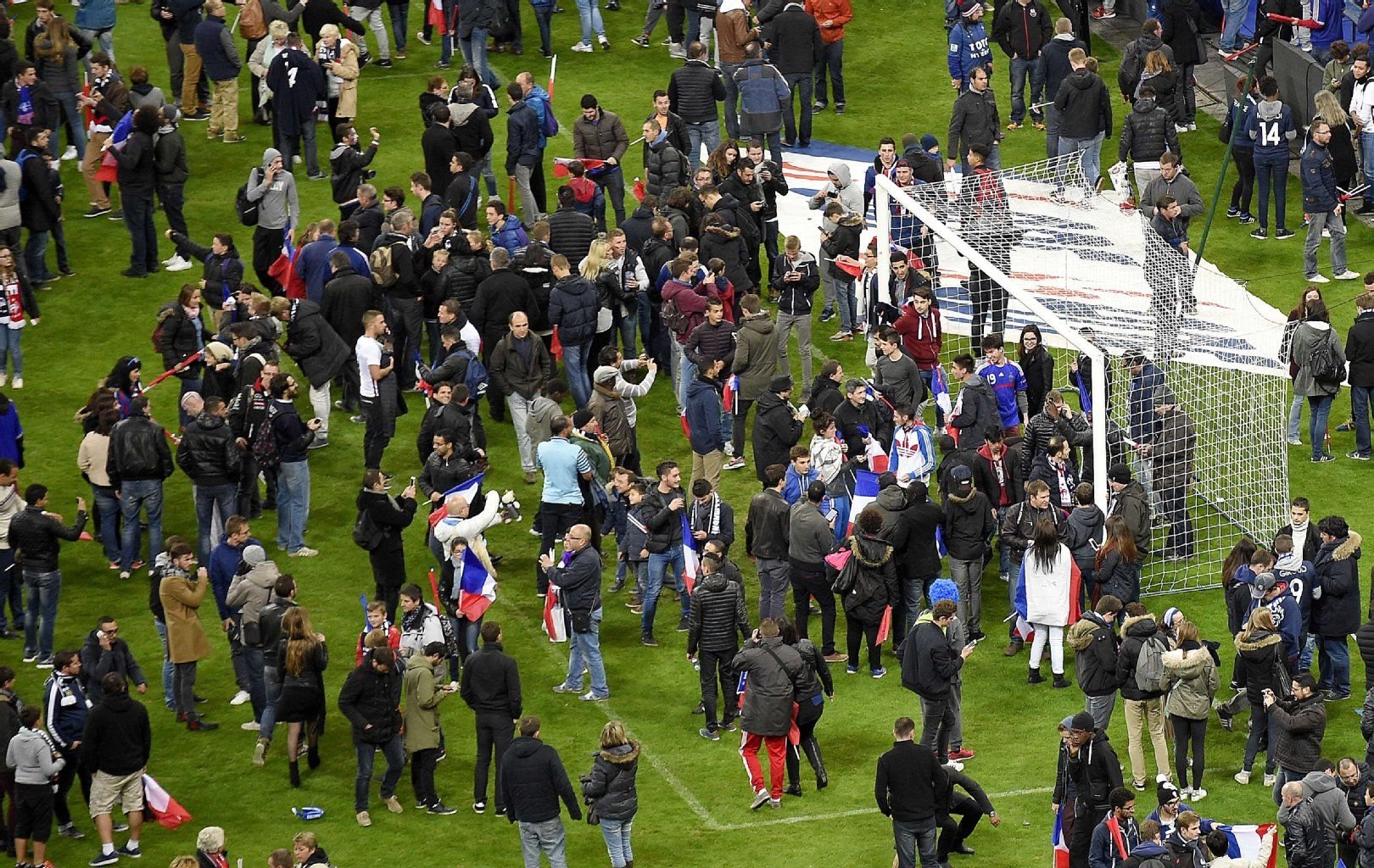 Das Stade de France nach dem Spiel