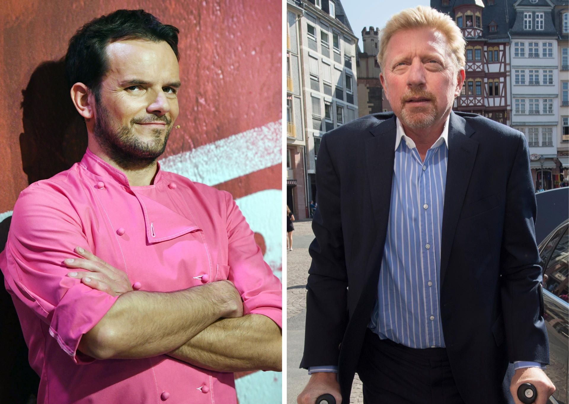Wieder Friede, Freude, Eierkuchen: Steffen Henssler und Boris Becker haben sich nach dem Zoff um Beckers Sohn Noah wieder vertragen.