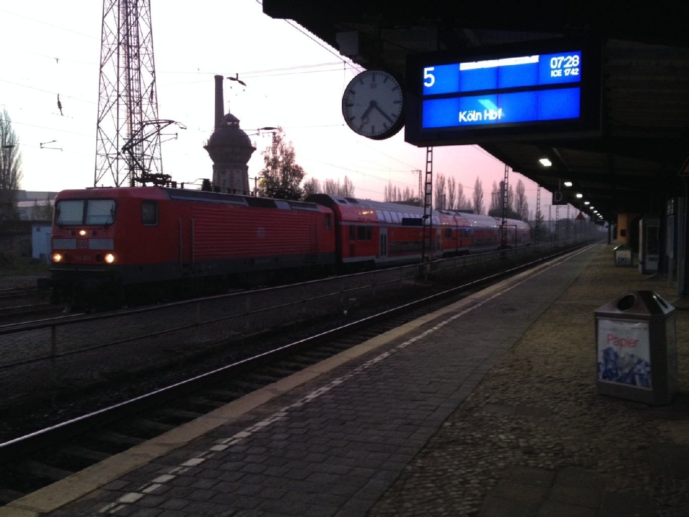 Lokführerstreik Lokführerstreik Bahnhof Bernburg ist gut vorbereitet