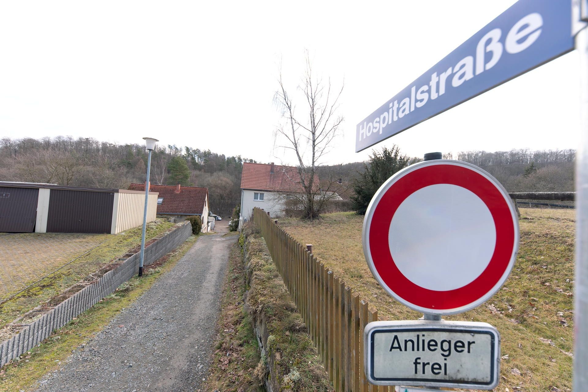 Die Hospitalstraße in Güntersberge: Hier hatte ein Kaukasischer Schäferhund zweimal innerhalb weniger Tage einen Menschen gebissen.