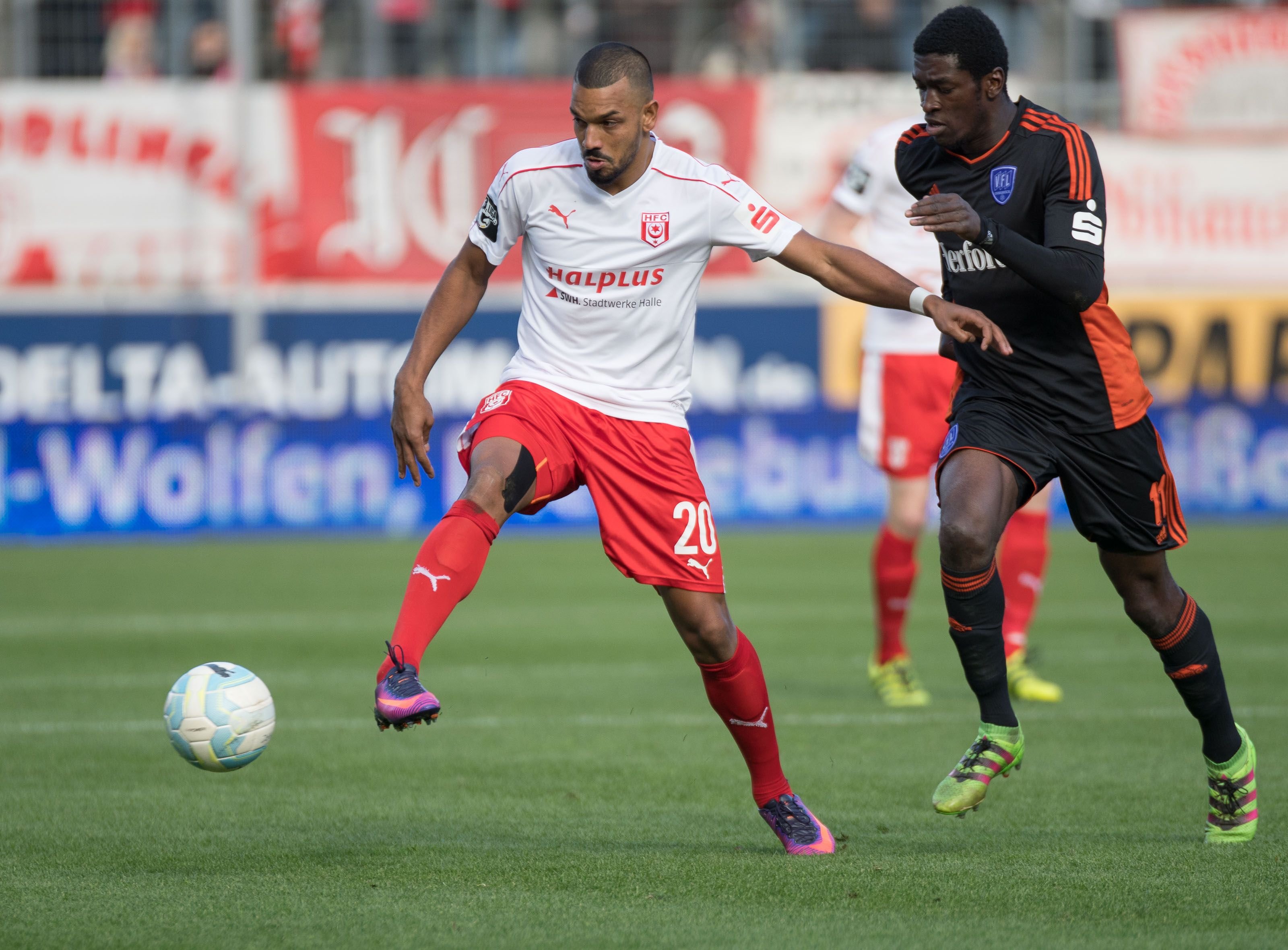 Royal-Dominique Fennell im Spiel des HFC gegen Osnabrück.