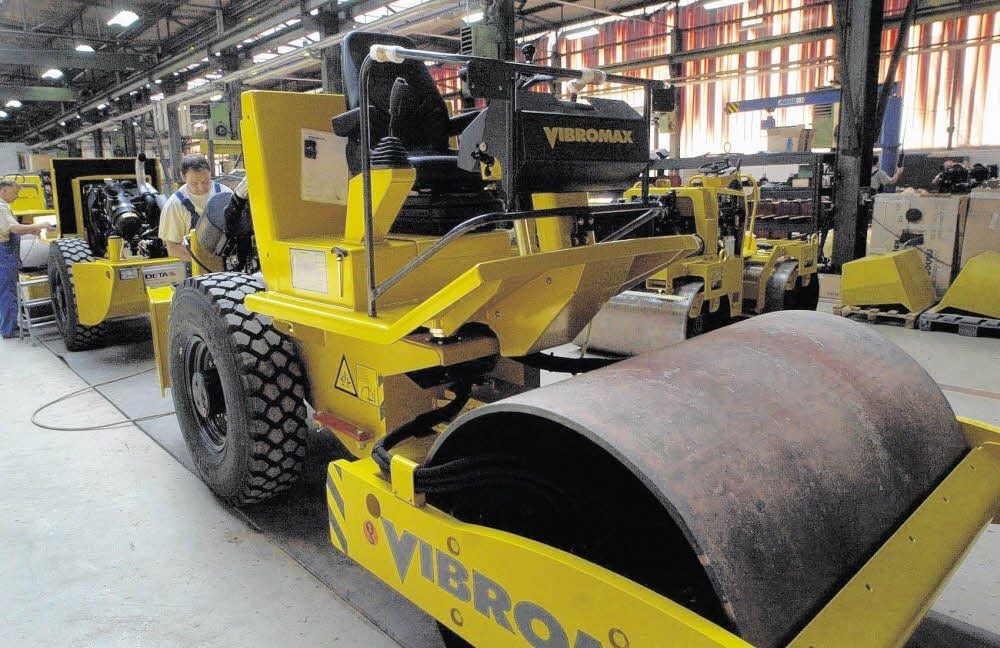 Vibromax, hier die Endmontage, steht vor dem Aus.