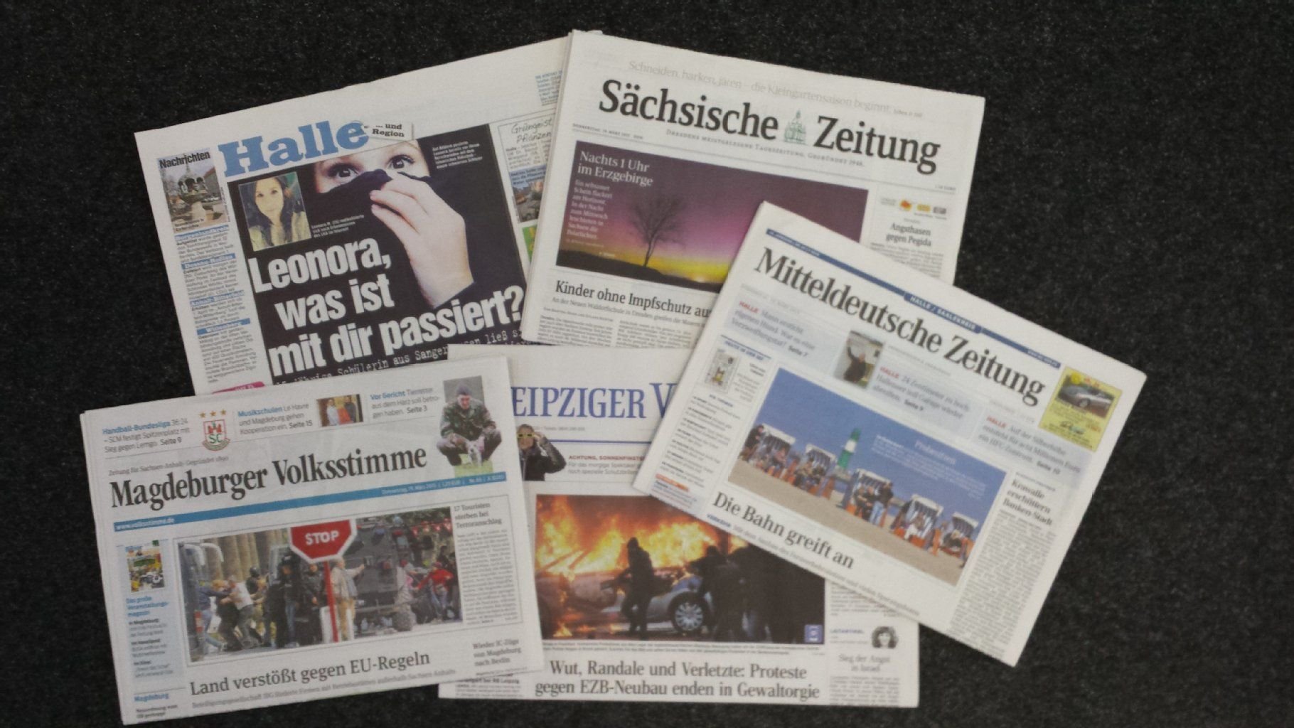 Die Zeitungen aus der Region und ihre Titelgeschichten am Donnerstag, 19. März.