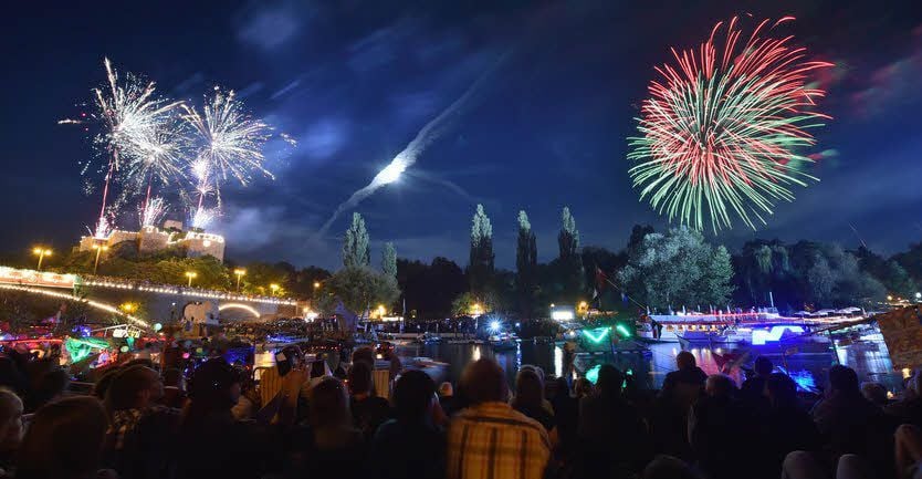 Wird das hallesche Feuerwerk in der Nachbarstadt verschossen?