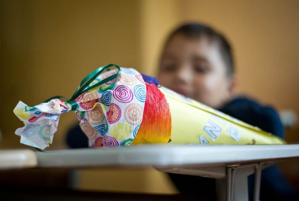 Vor der Zuckertüte steht die Schuleingangsuntersuchung.