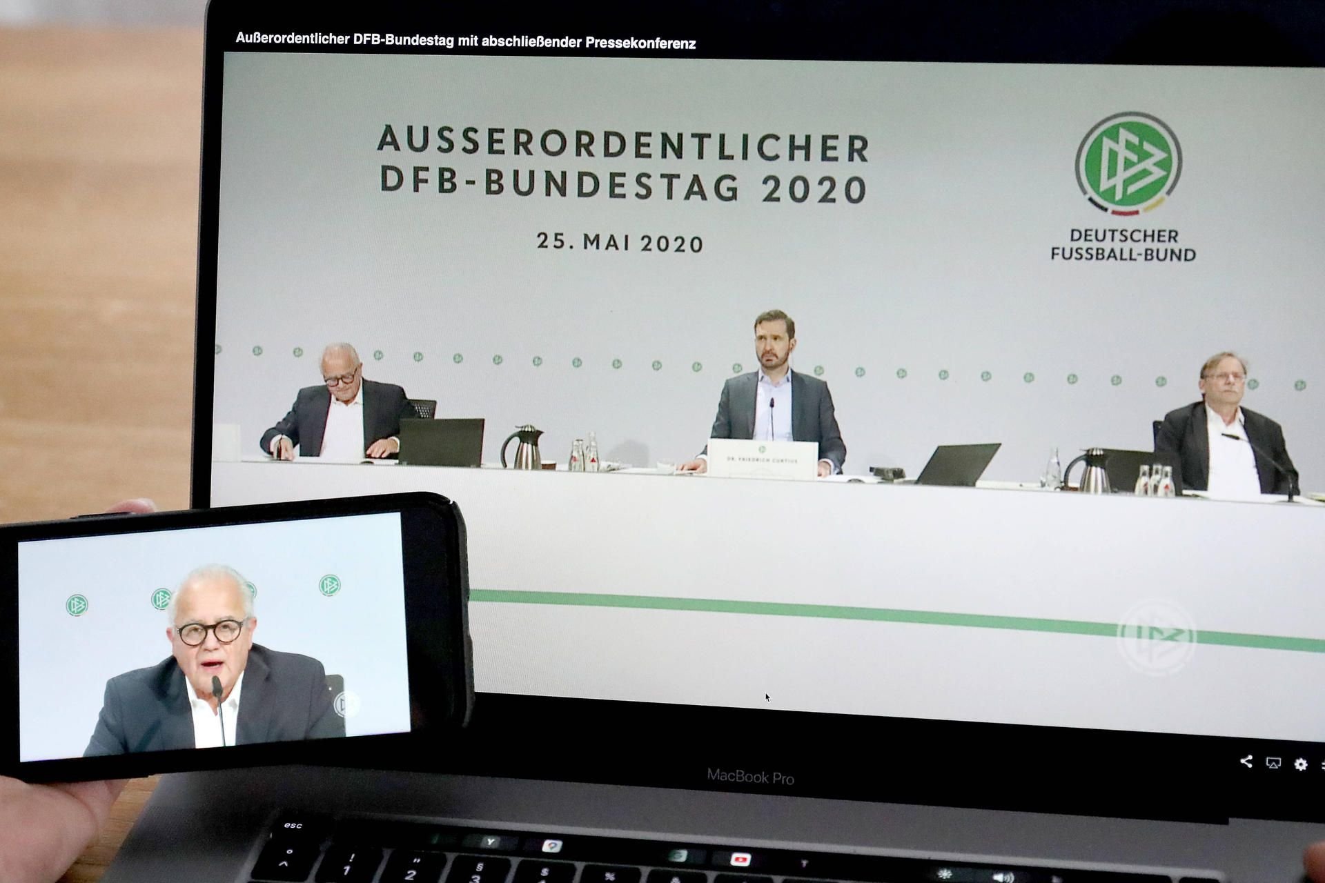 Auf dem DFB-Bundestag am Montag wurde die Fortsetzung der Drittliga-Saison mit einer klaren Mehrheit der Stimmen beschlossen.