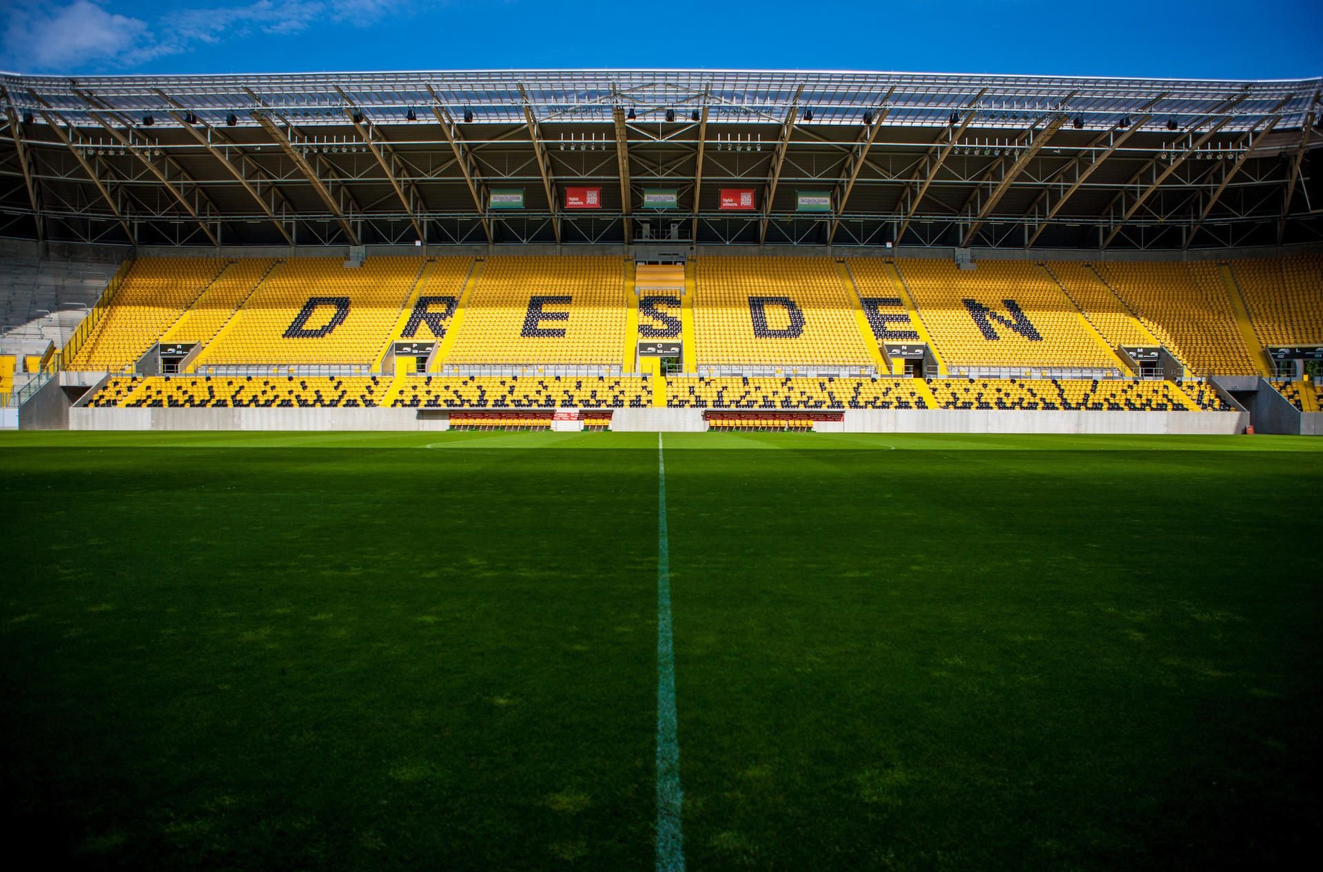 Das Stadion von Fußball-Zweitligist SG Dynamo Dresden