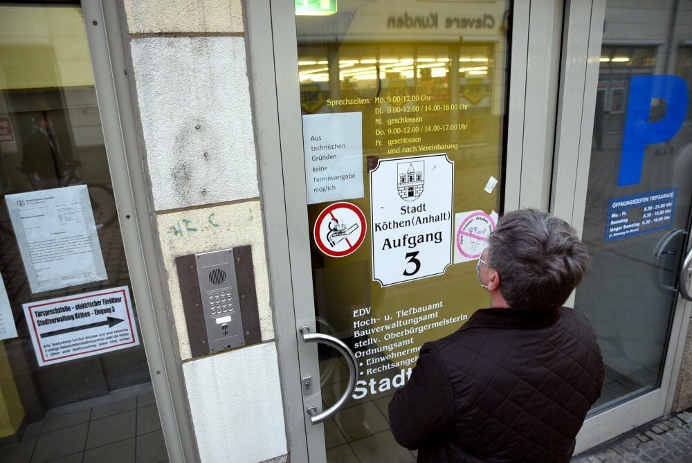 Das Einwohnermeldeamt in Köthen bleibt bis auf Weiteres geschlossen.
