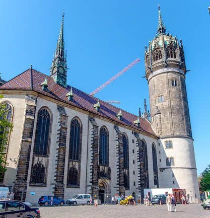 Die Schlosskirche in Wittenberg.