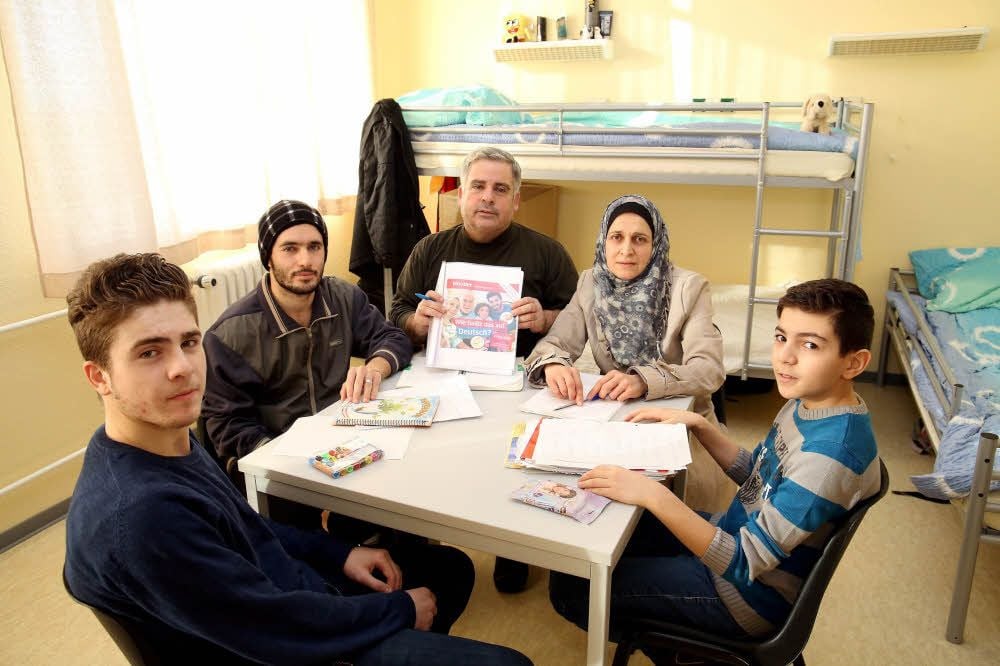 Vor drei Jahren fand diese syrische Flüchtlingsfamilie im ehemaligen Ameos-Bettenhaus eine vorläufige Bleibe.