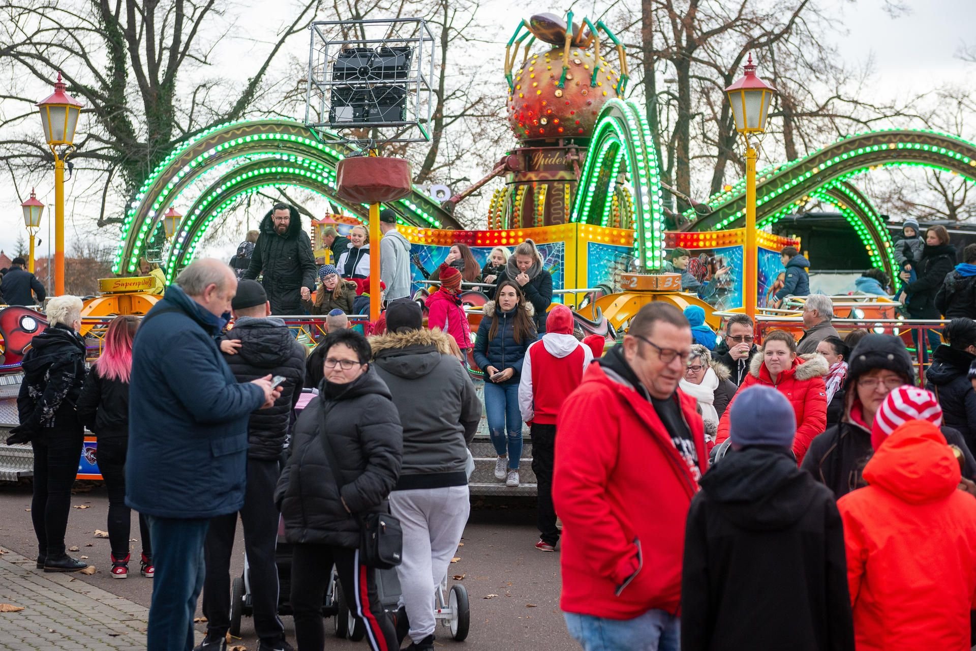 Gute Stimmung auf dem HFC-Weihnachtsmarkt.