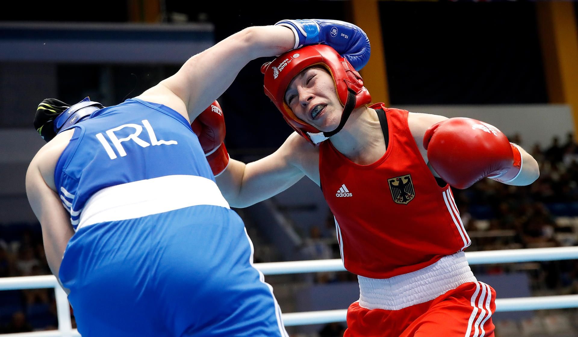 Ornella Wahner (r.) verlor in Minsk gegen die Irin Michaela Walsh.