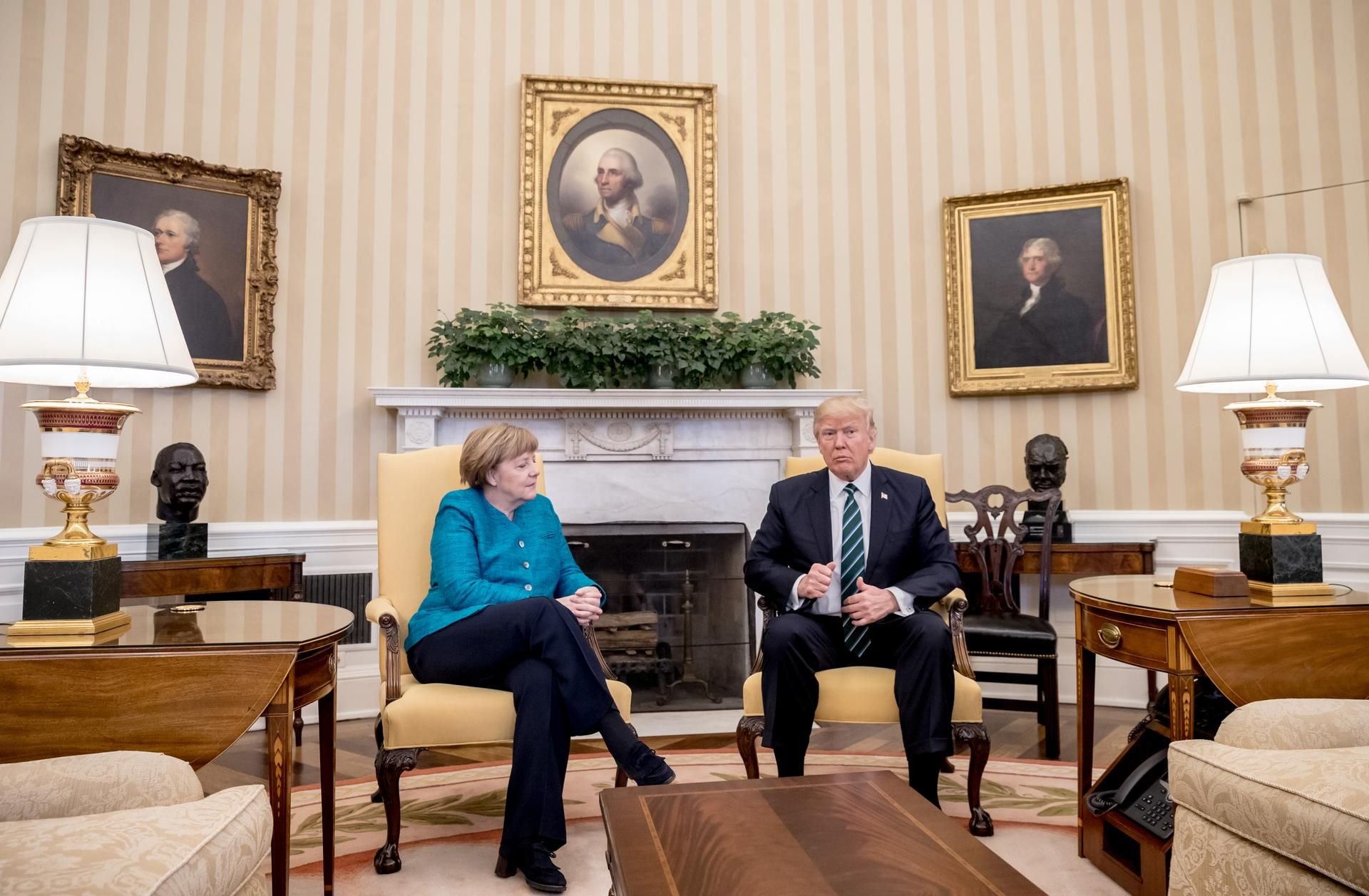 Angela Merkel und Donald Trump beim Washington-Besuch der Bundeskanzlerin im März 2017