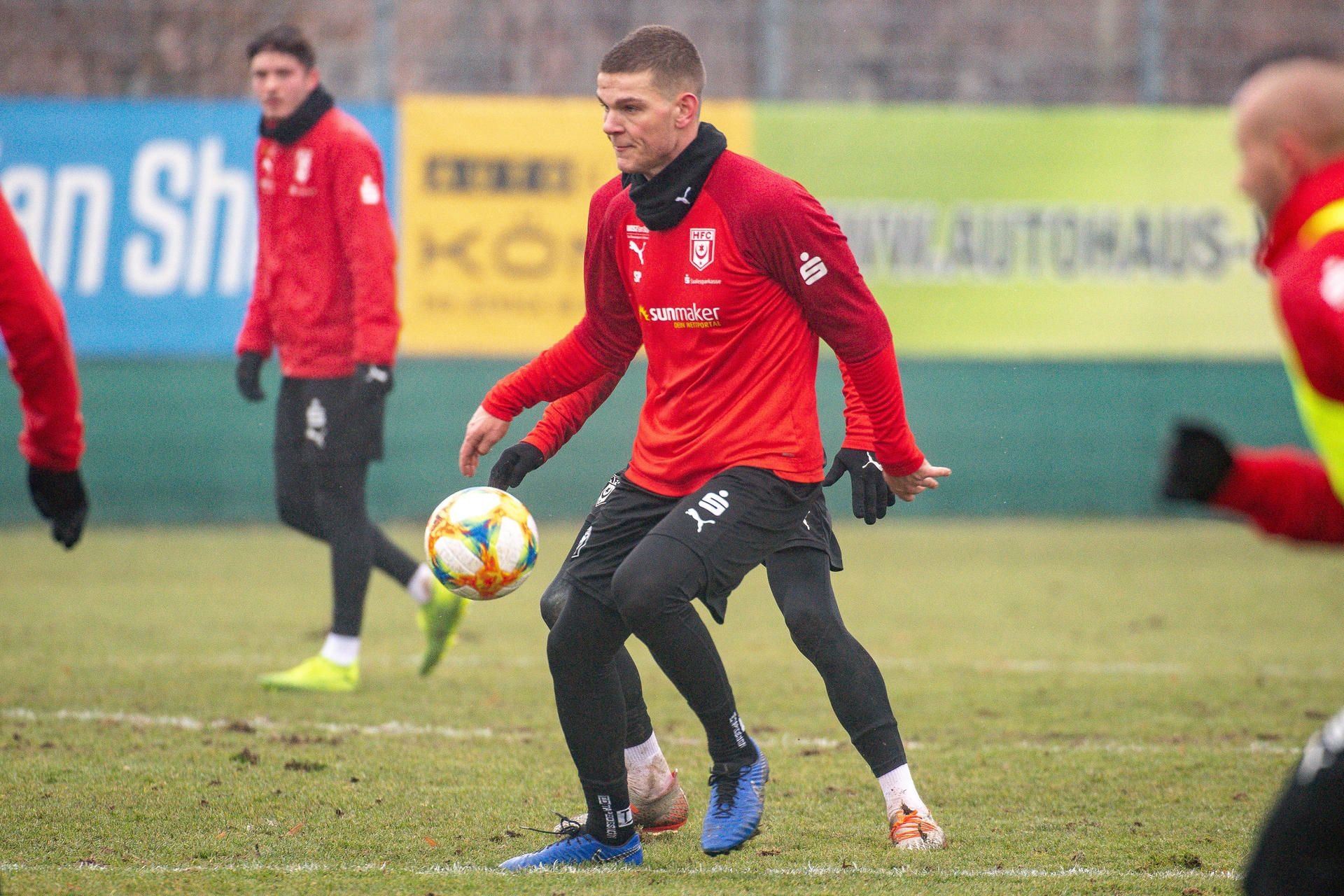 Chance genutzt: Anthony Syhre hat einen Vertrag beim Halleschen FC unterschrieben.