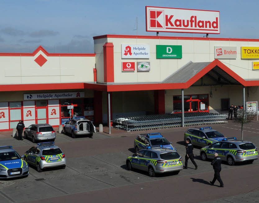 Bei der Bombendrohung wurde Kaufland geräumt.