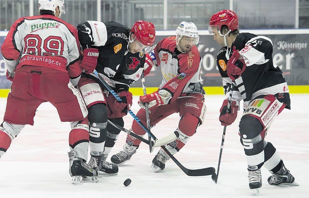 Die Saale Bulls gewinnen auch das Rückspiel gegen die Harzer Falken Braunlage.