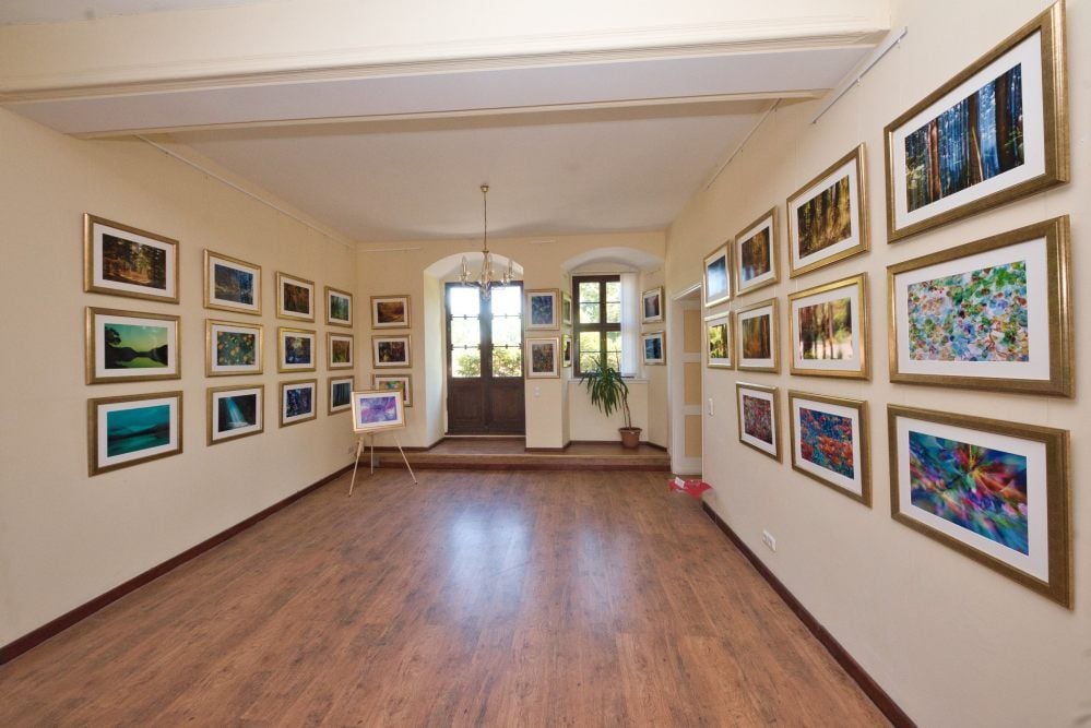 Das Filmmuseum im Nordflügel des Ballenstedter Schlosses zeigt eine Fotoausstellung mit dem Titel „Blühende Bilderwelten“.