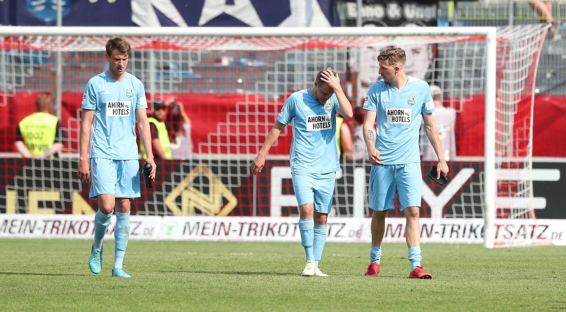 Der Chemnitzer FC steigt aus der 3. Liga ab.