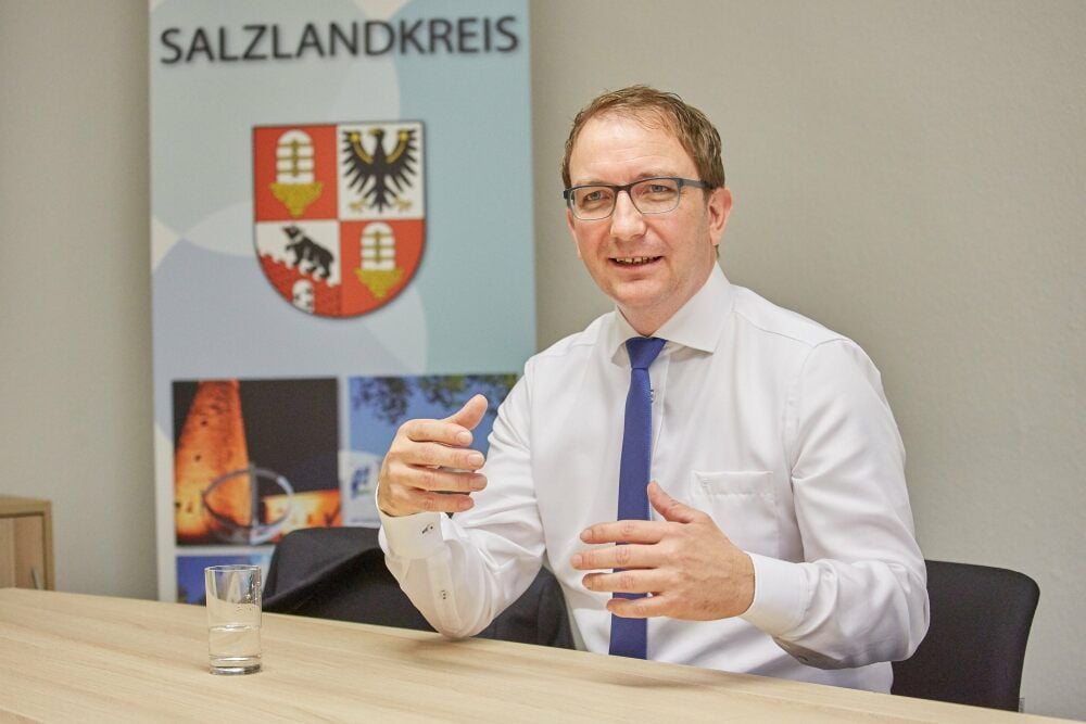 Markus Bauer hat die Wahl zum Landrat gewonnen.