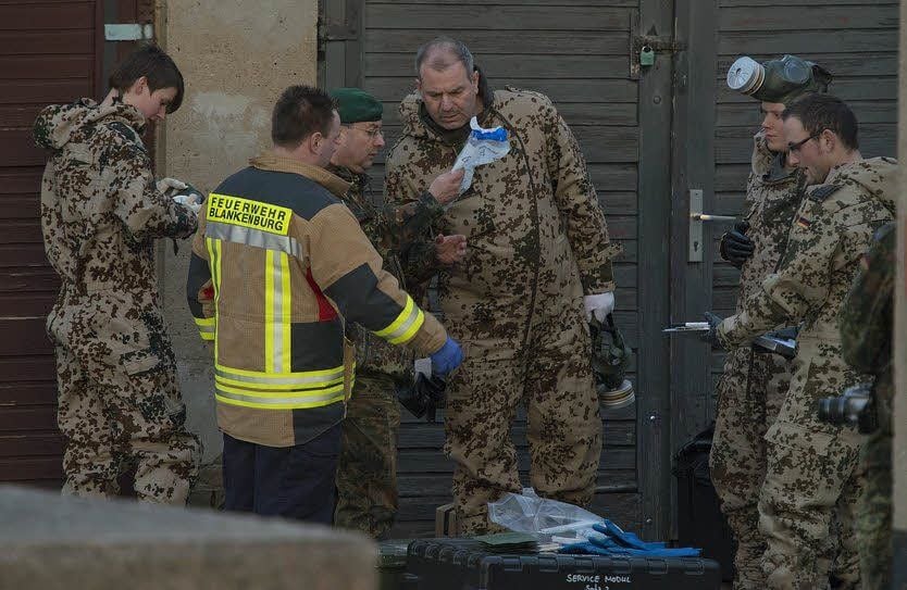 Das Archivbild zeigt den Einsatz der Bundeswehr in Blankenburg am 25. Februar.