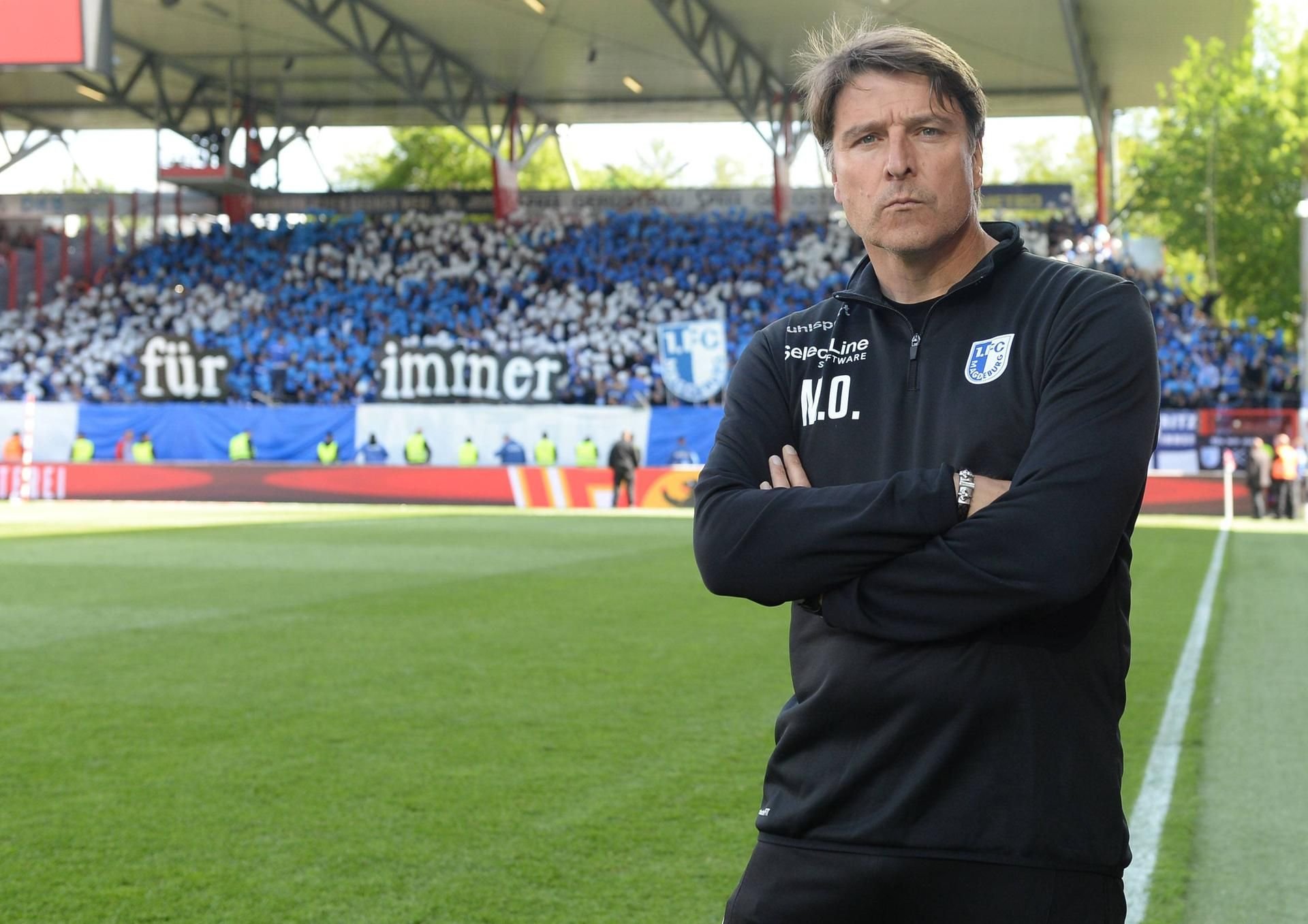 Hat Trainer Michael Oenning nach dem Abstieg eine Zukunft beim 1. FC Magdeburg?