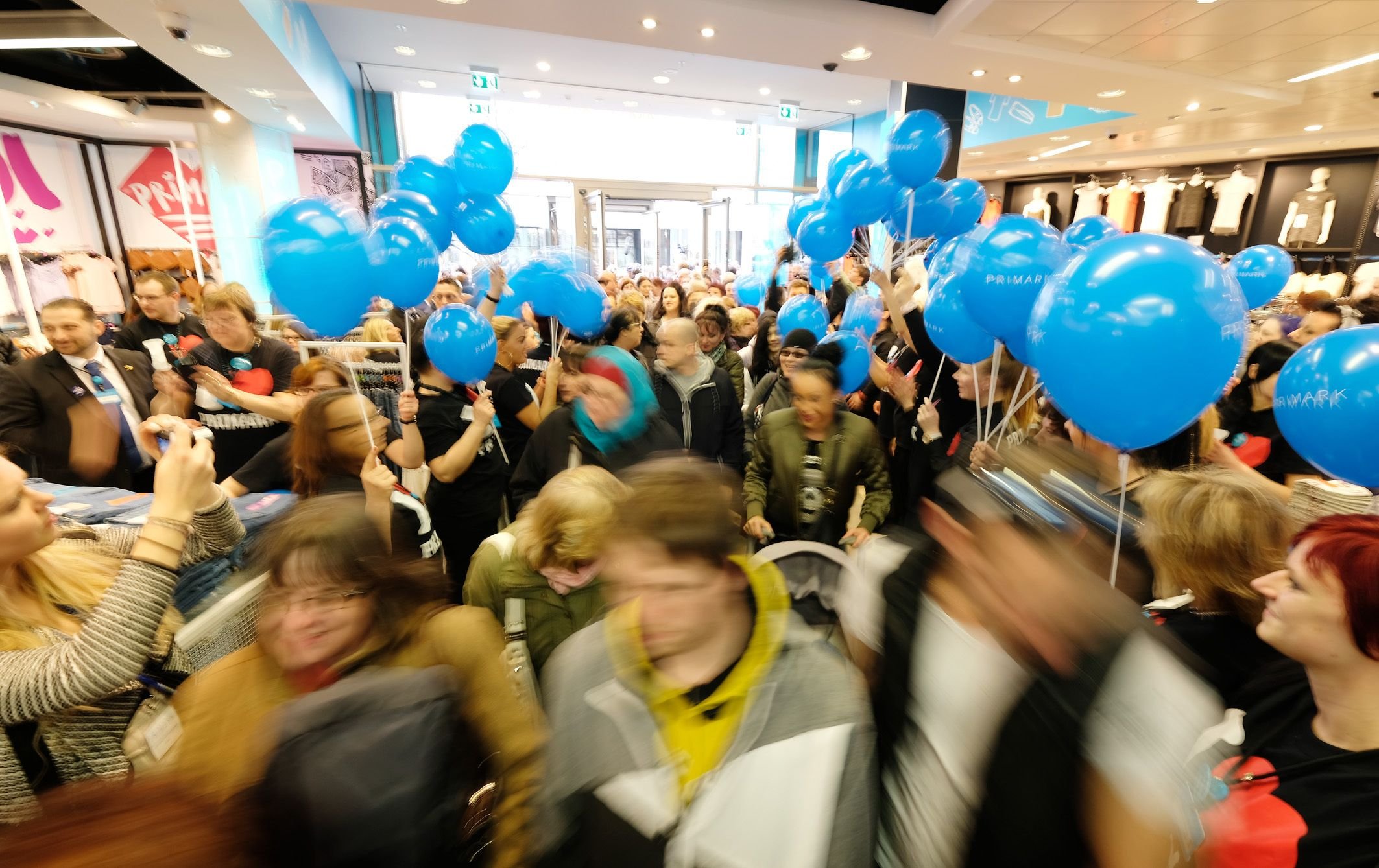 Primarkt-Eröffnung in Leipzig.