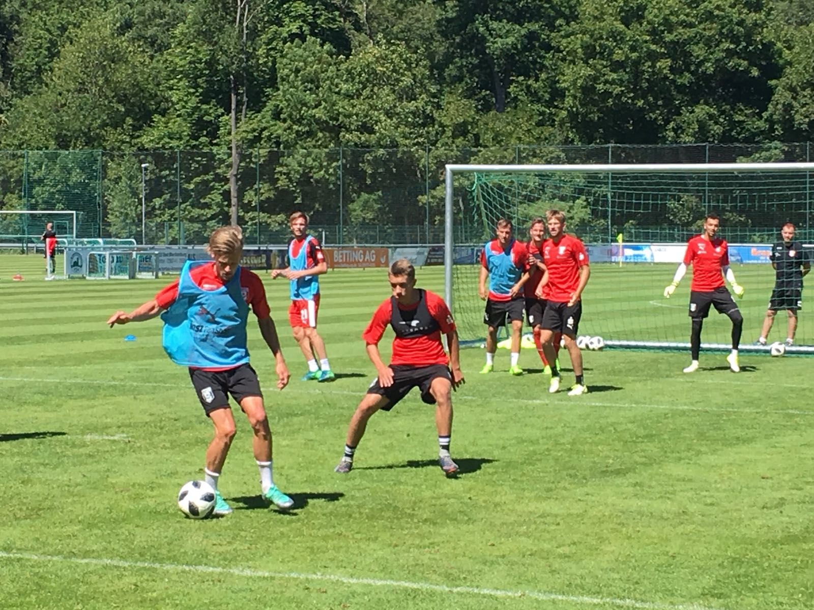 Am Montag lag der Fokus auf Spiel in kleinem Raum.