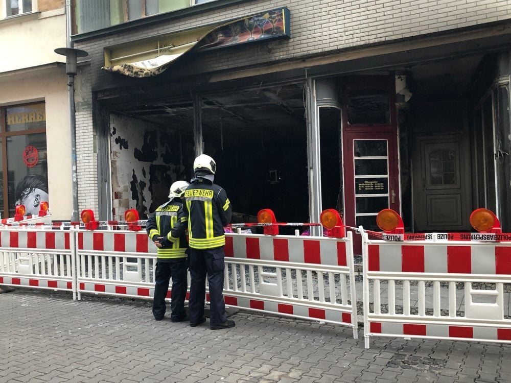 In der Shisha-Bar in der Kleinen Ritterstraße hat es gebrannt.