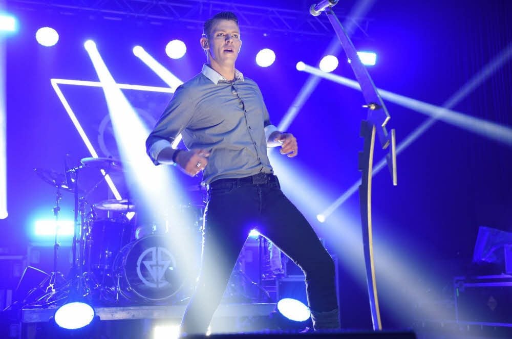 Sänger Neo Scope und seine Band „Down Below“ stehen beim „Dessauer Adventsglühen“ das letzte Mal gemeinsam auf der Bühne.