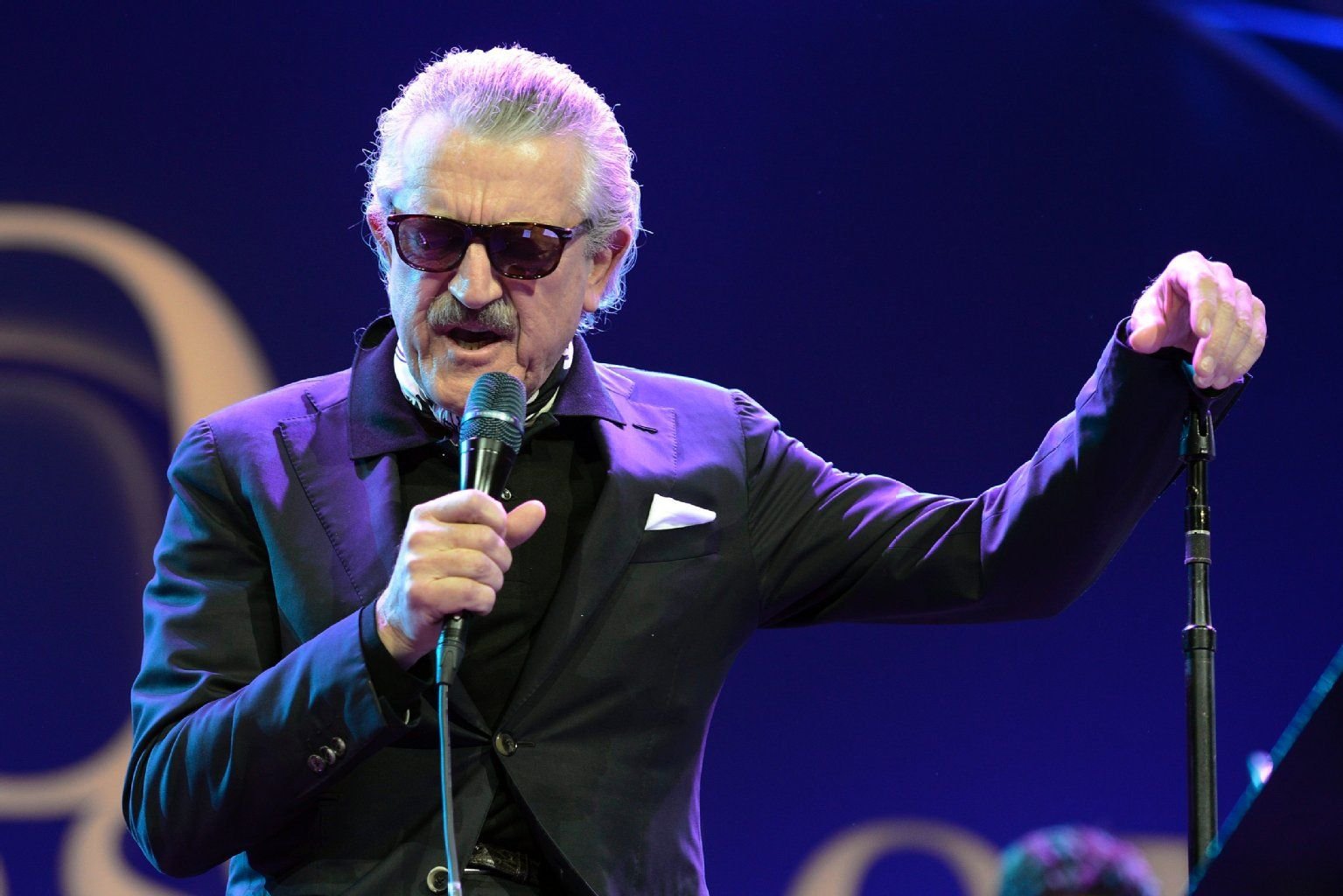 Dieter Meier bei einem Auftritt in Basel im November 2012.