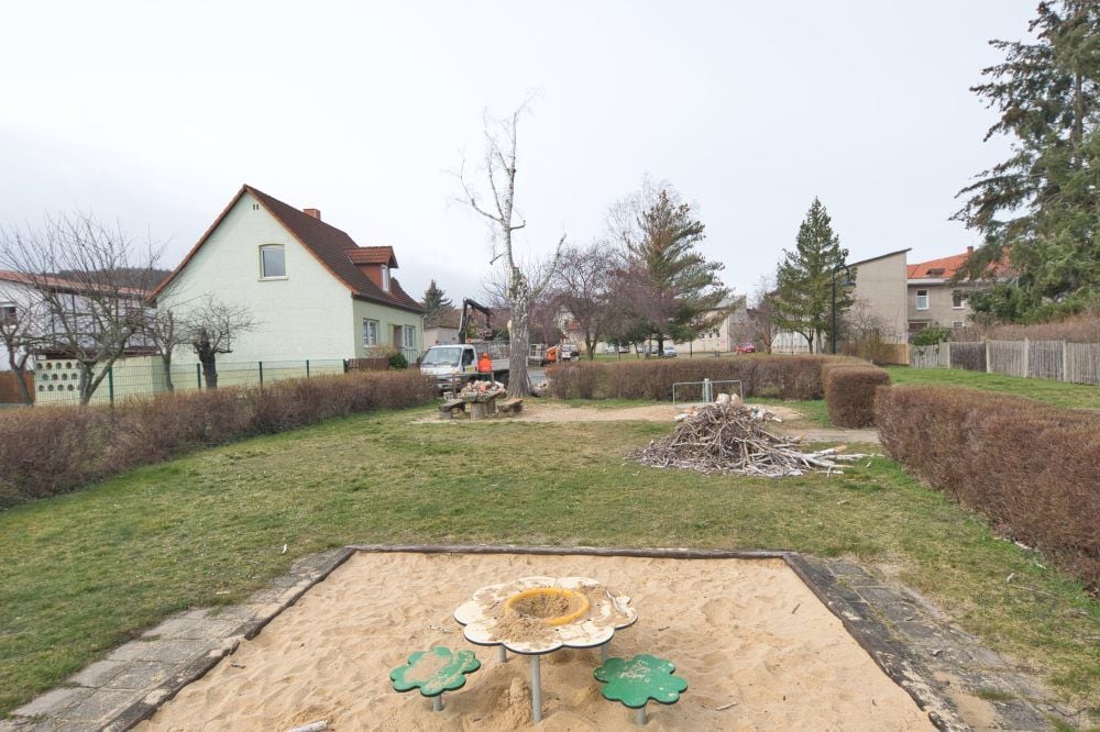 Am Bleicheplatz in Bad Suderode soll die Wetterstation Platz finden.