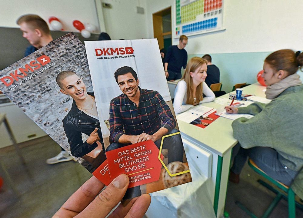 Viele Schüler haben sich an der Typisierungsaktion im Stephaneum beteiligt.