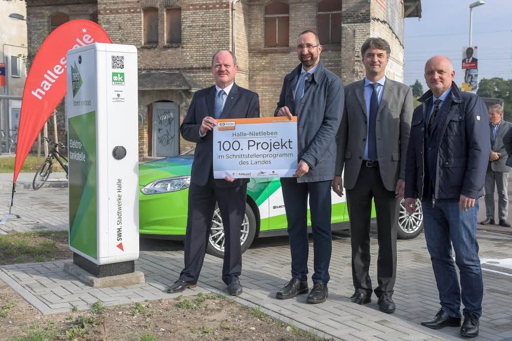 Der S-Bahnhof Nietleben ist die 100. „Schnittstelle“, die erneuert wurde.